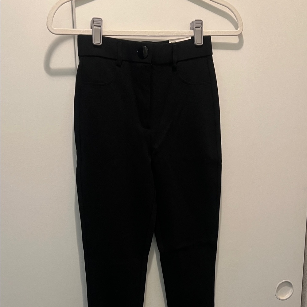 Zara Classic Black High-Waisted Leggings